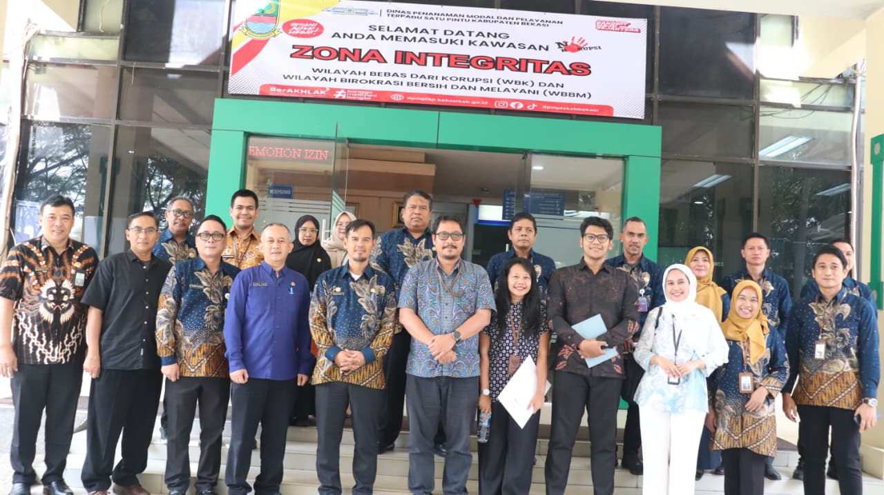 DPMPTSP Kabupaten Bekasi Memasuki Tahap Verifikasi Lapangan Zona Integritas Wilayah Bebas Korupsi (WBK)