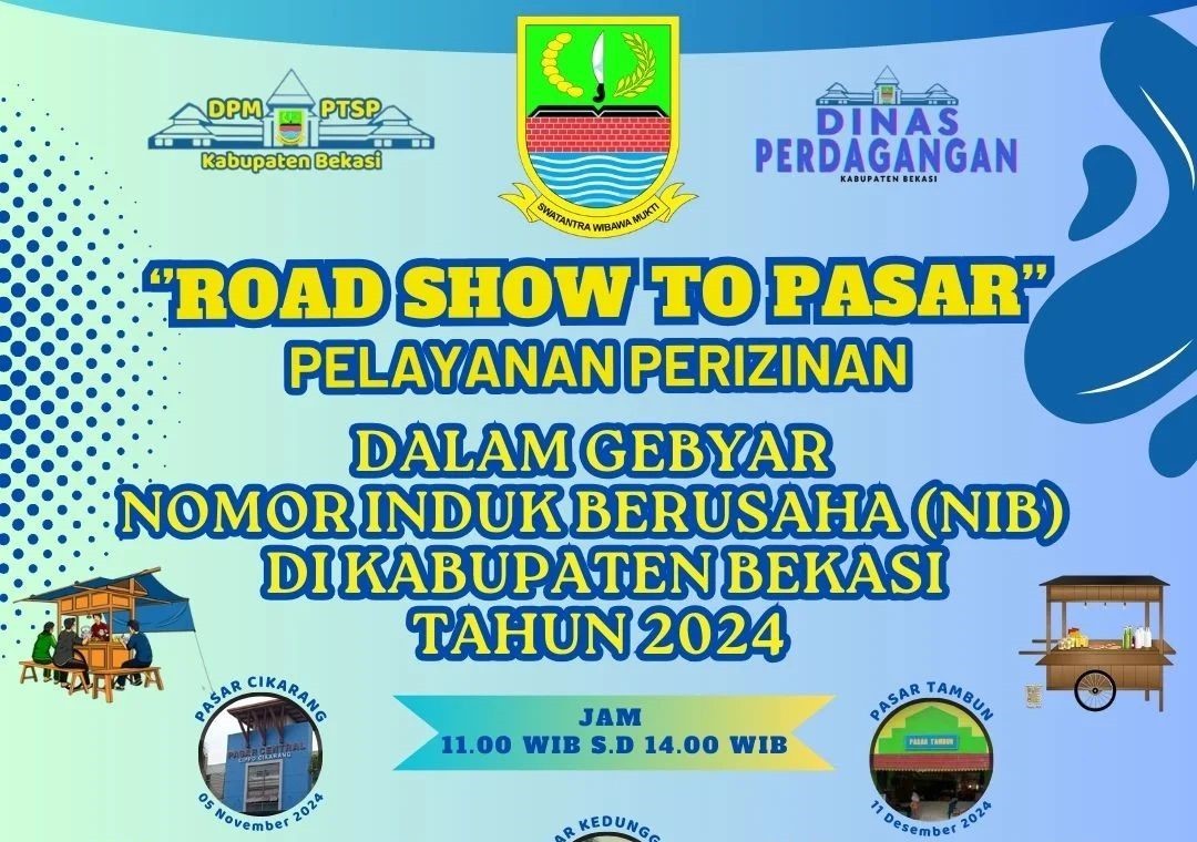 ROAD SHOW TO PASAR - Pelayanan Perizinan (Gebyar NIB)